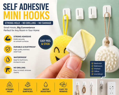 Self adhesive sticky stick - sticky, stick-on