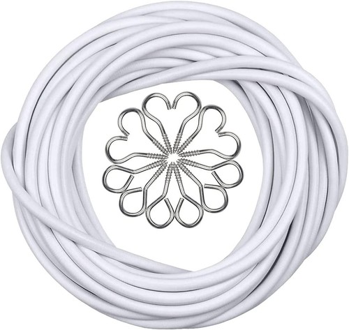 White net curtain wire cord - wire,