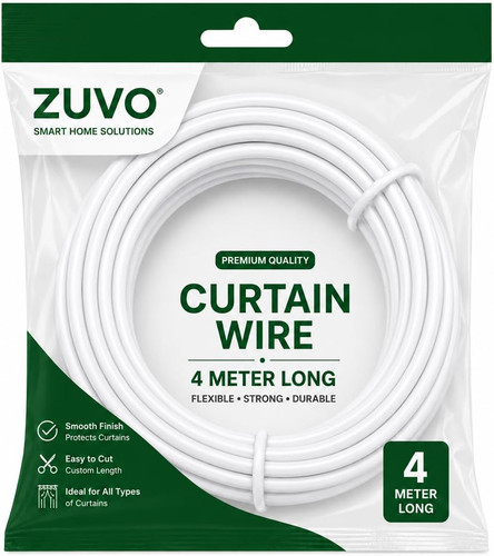 Net curtain wire kit with - wire,