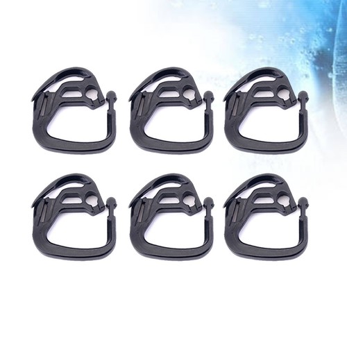 Reusable black curtain hooks - reusable,