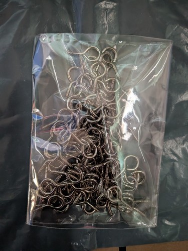 100 hooks and eyes - 100, (50