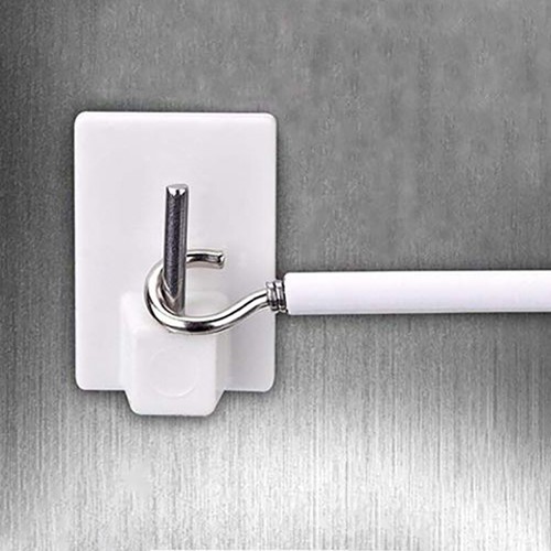 White curtain rod 10x stick - curtain,